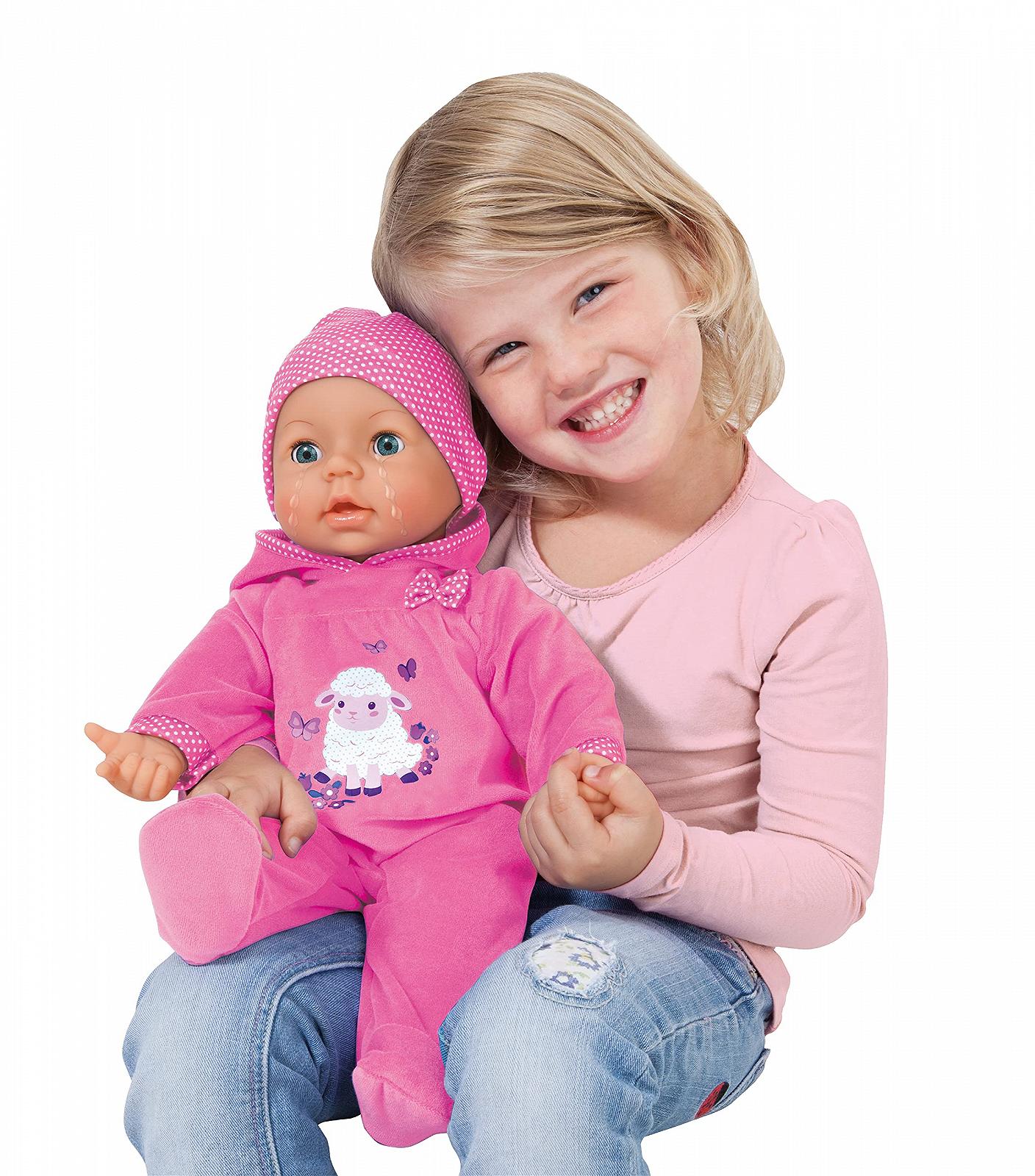 Кукла Bayer Design Piccolina Real Tears Интерактивная Плачет Настоящими Слезами С Аксессуарами Розовая, фото №2