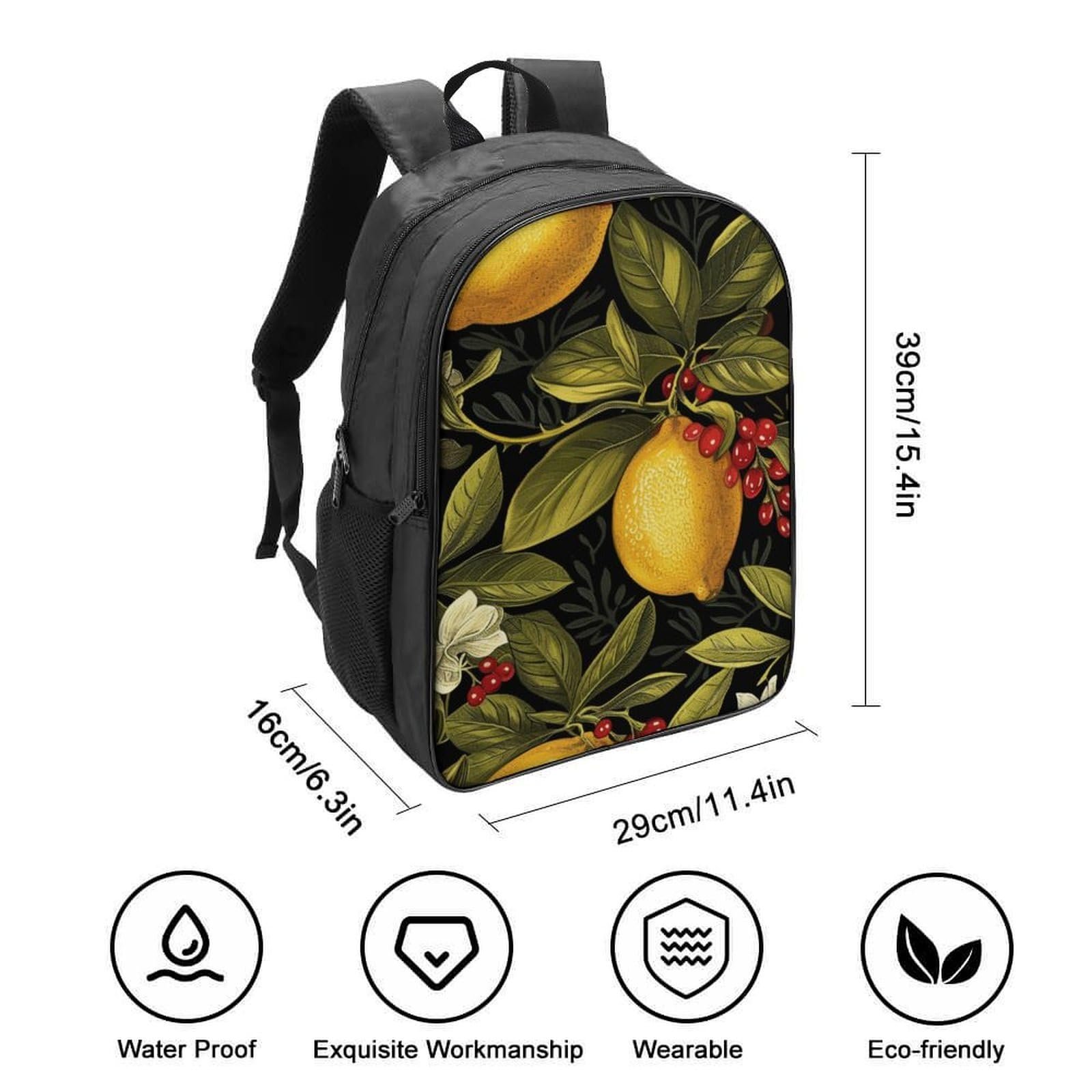 Ранец RSIUUODNF Lemon 40x28x16см, фото №2