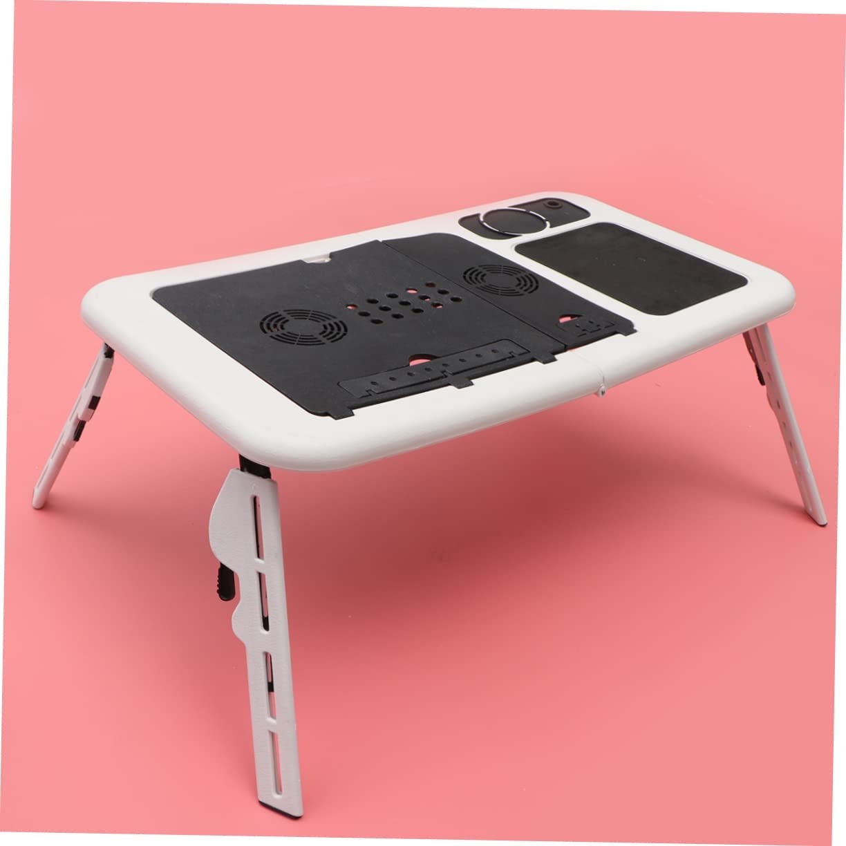 Підставка для ноутбука складана USB охолоджуюча Tofficu Багатофункціональний комп'ютерний столик для дому Ергономічний та компактний для ноутбука, фото №6