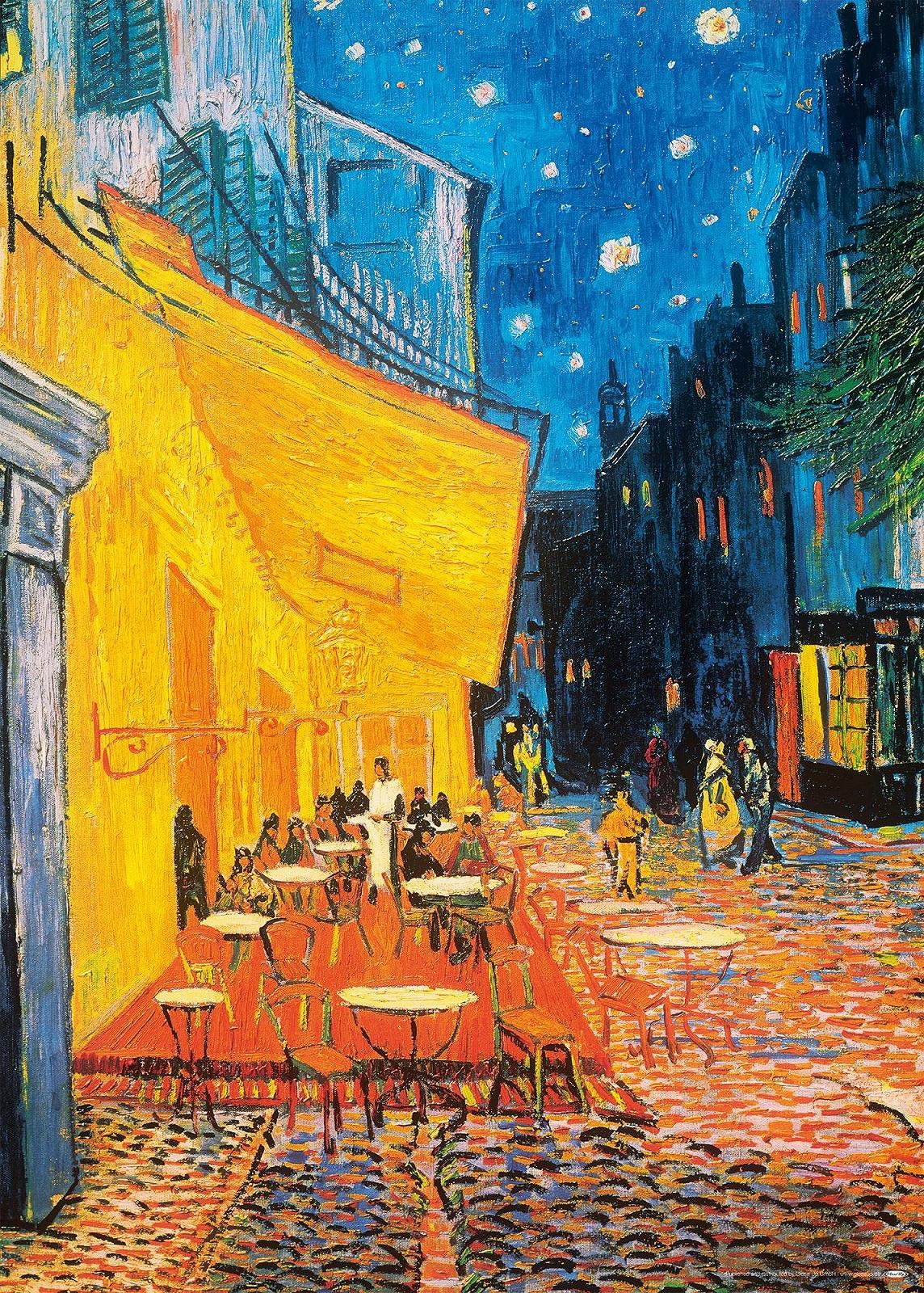 Пазл Close Up Premium Cafe Terrace in the Evening by Van Gogh 2000 элементов 68,8 x 96,6 см, фото №3