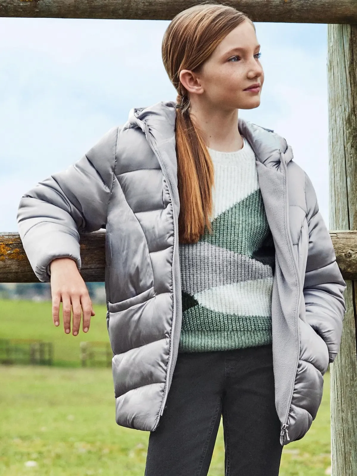 Куртка с капюшоном Mayoral Shade для девочек, фото №4 Куртка с капюшоном Mayoral Shade для девочек, фото №4