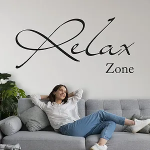 Купити Наклейка на стіну GRAZDesign Relax Zone 85 x 40 см Коричневий - Фото 1 Наклейка на стіну GRAZDesign Relax Zone 85 x 40 см Коричневий - Фото 1