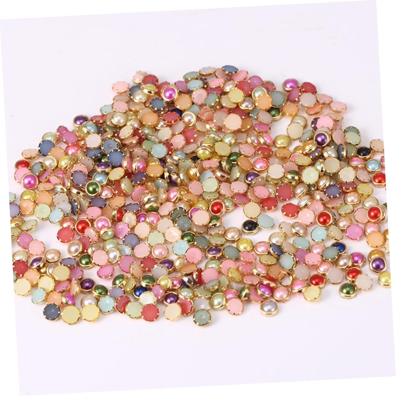 Стрази Круглі minkissy 2000шт Різнокольорові, фото №7
