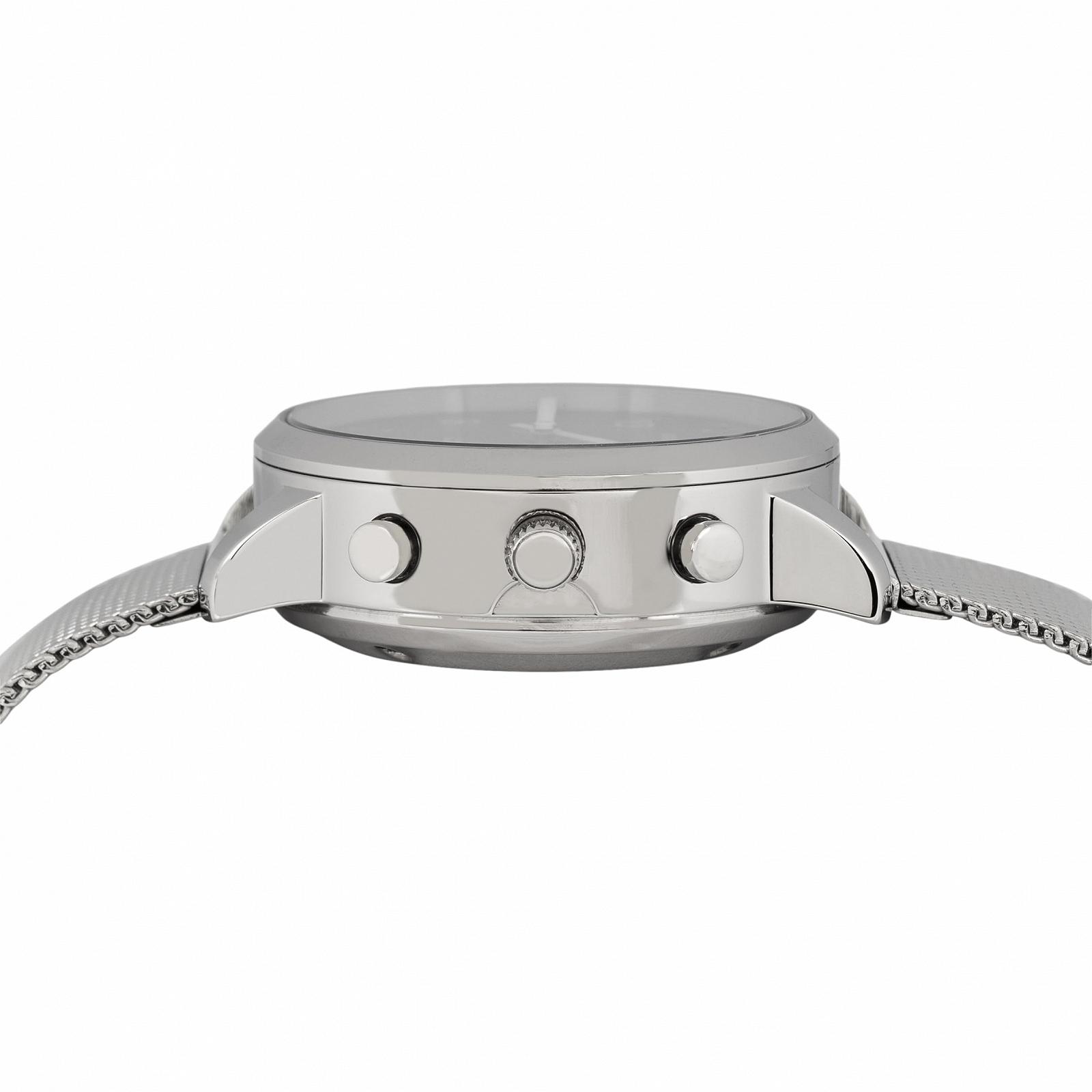 Унісекс радіогодинник Marschall 1150S сонячна панель чорний циферблат міланський браслет, фото №4 Унісекс радіогодинник Marschall 1150S сонячна панель чорний циферблат міланський браслет, фото №4