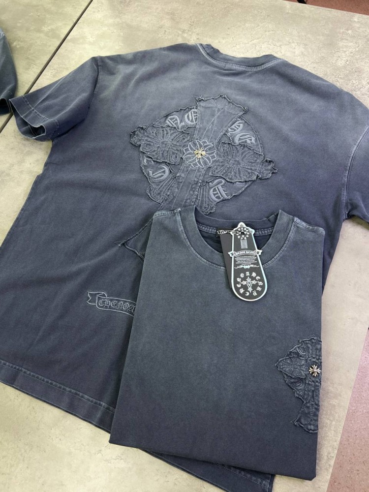 Футболка Chrome Hearts сіра f672, фото №7