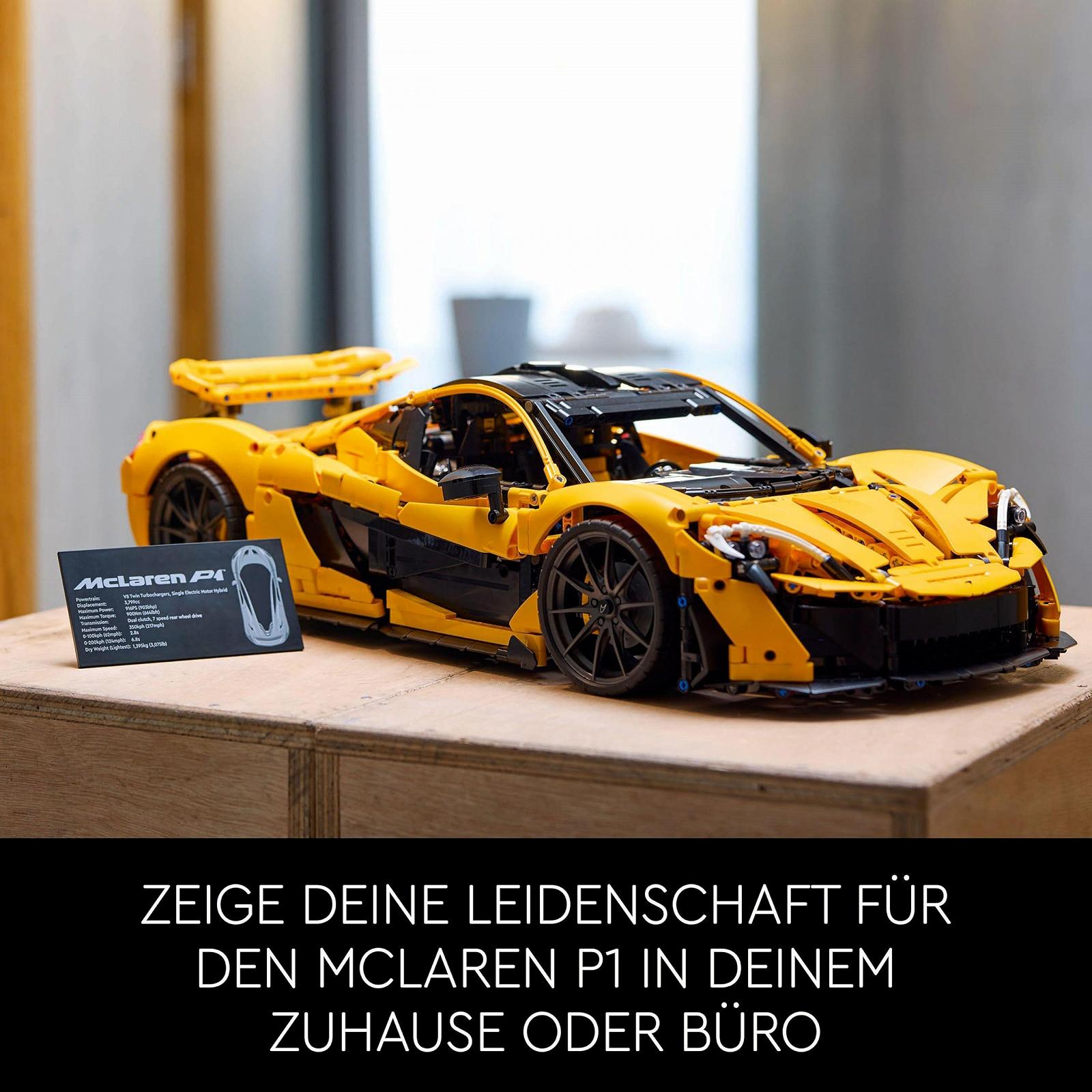 Конструктор LEGO Technic McLaren P1 Super Sports Car Set for Adults 42172, фото №8