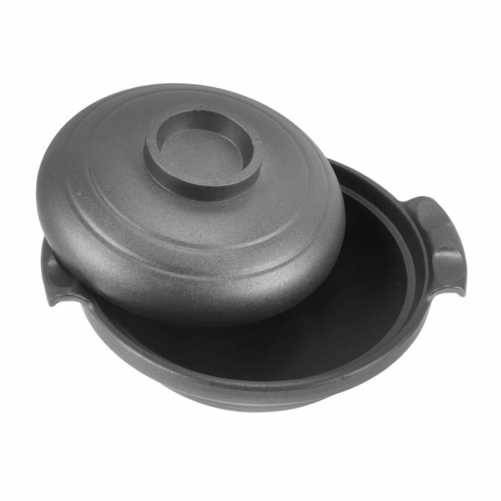 Каструля керамічна антипригарна термостійка з подвійною ручкою для індукційних плит, фото №1