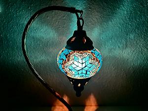 Настільна лампа Samarkand Lights Mosaic Floor Lamp S Oriental Turquoise Star synthetic.ua - Фото 1