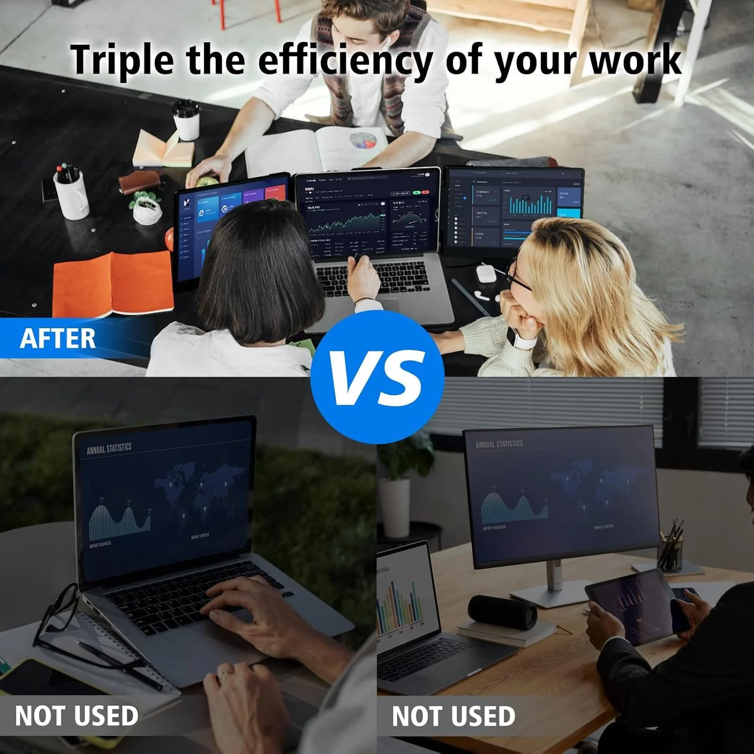 Монітор портативний 14" Newwin S2 Full HD IPS 60 Гц, фото №6 Монітор портативний 14" Newwin S2 Full HD IPS 60 Гц, фото №6