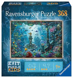 Дитячий пазл Ravensburger EXIT Puzzle Kids 13394 В підводному королівстві 368 елементів - Фото 1