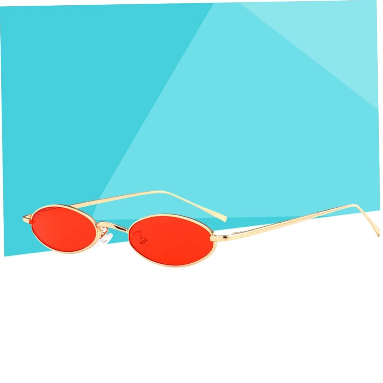 Унісекс окуляри Chic Vintage COLLBATH з червоними лінзами та вузькою металевою оправою для активного відпочинку, червоний, M, фото №2 Унісекс окуляри Chic Vintage COLLBATH з червоними лінзами та вузькою металевою оправою для активного відпочинку, червоний, M, фото №2