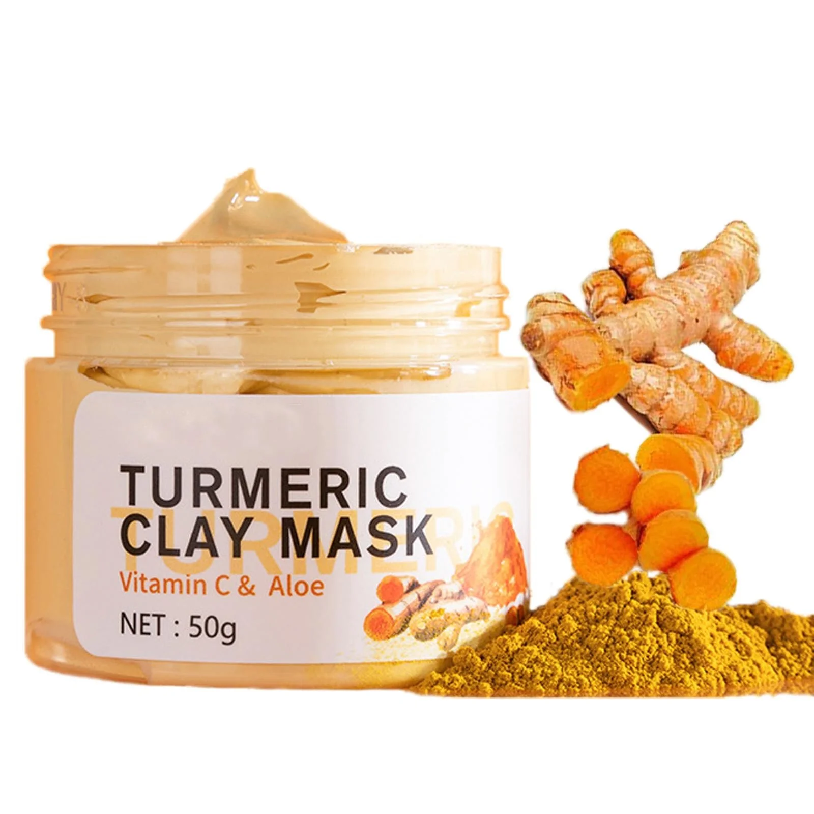 Маска для обличчя Куркума, Очищуюча маска для обличчя від темних плям, фото №1