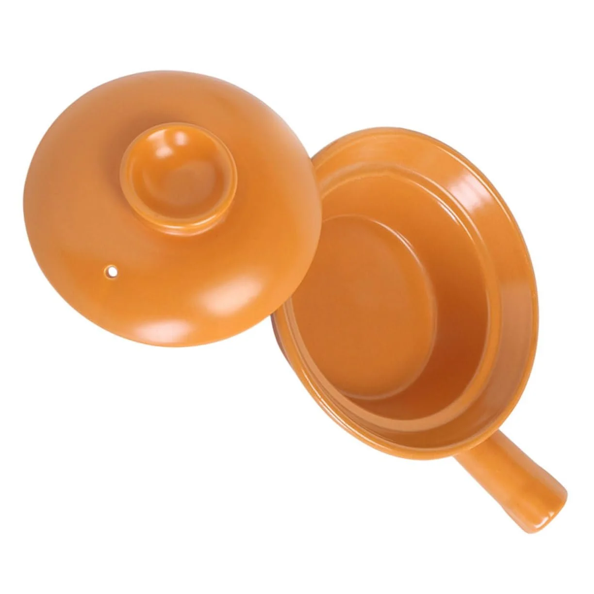 Кастрюля SOIMISS керамическая с ручкой термостойкая компактная, фото №1