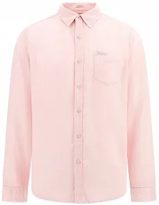 Мужская рубашка GUESS JEANS  / Светло-розовая / Размер L - Фото 1