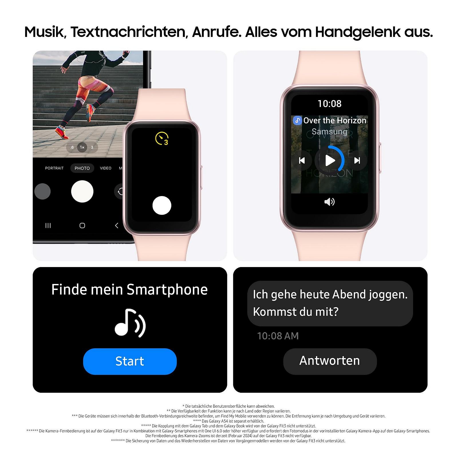 Фитнес-браслет Samsung Galaxy Fit3 Розовое Золото, фото №6