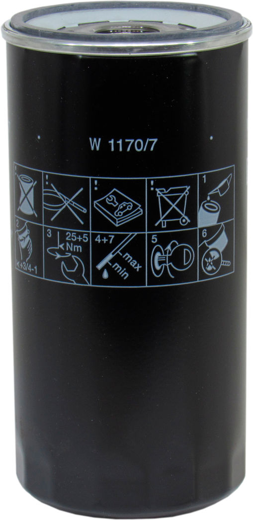 Фільтр масляний Mann Iveco W1170/7, фото №1