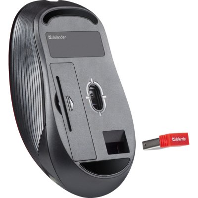 Мышка Defender Gassa MM-105 Wireless Silent Grey (52104), фото №6 Мышка Defender Gassa MM-105 Wireless Silent Grey (52104), фото №6