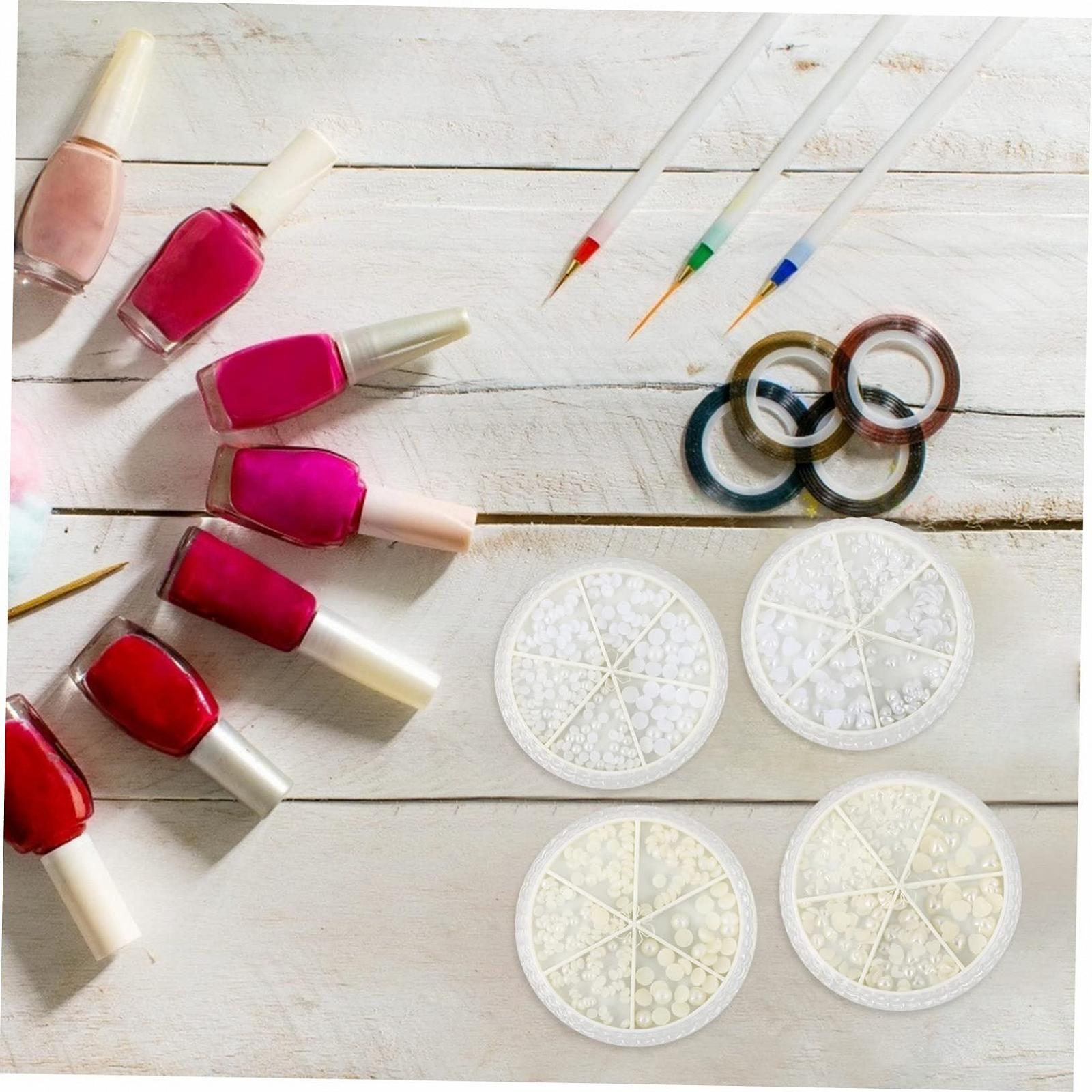 Украшения для ногтей Healeved 2 коробки, украшения для ногтей, бусины, массовые украшения, аксессуары для маникюра, декоративная подвеска для ногтей, ассорти, стразы, жемчуг, 3D, фото №8