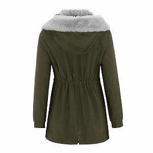 Тренч жіночий довгий з лацканами Slim Fit synthetic.ua - Фото 1