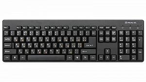 Комплект клавіатура миша REAL-EL Standard 503 Kit Black USB UAH EL123100022 synthetic.ua - Фото 1