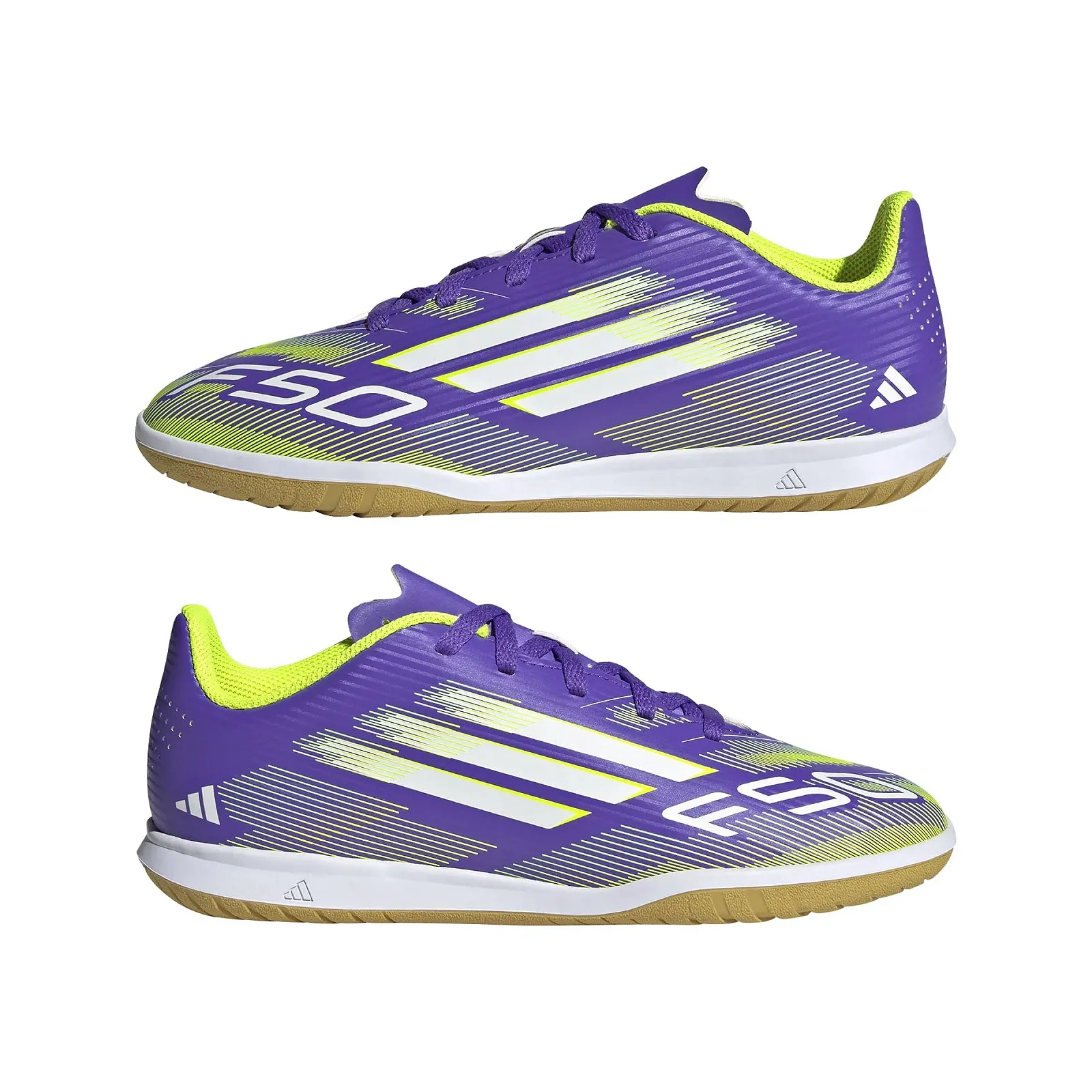 Футбольні бутси adidas F50 Club для дітей, для гри в залі, фото №8