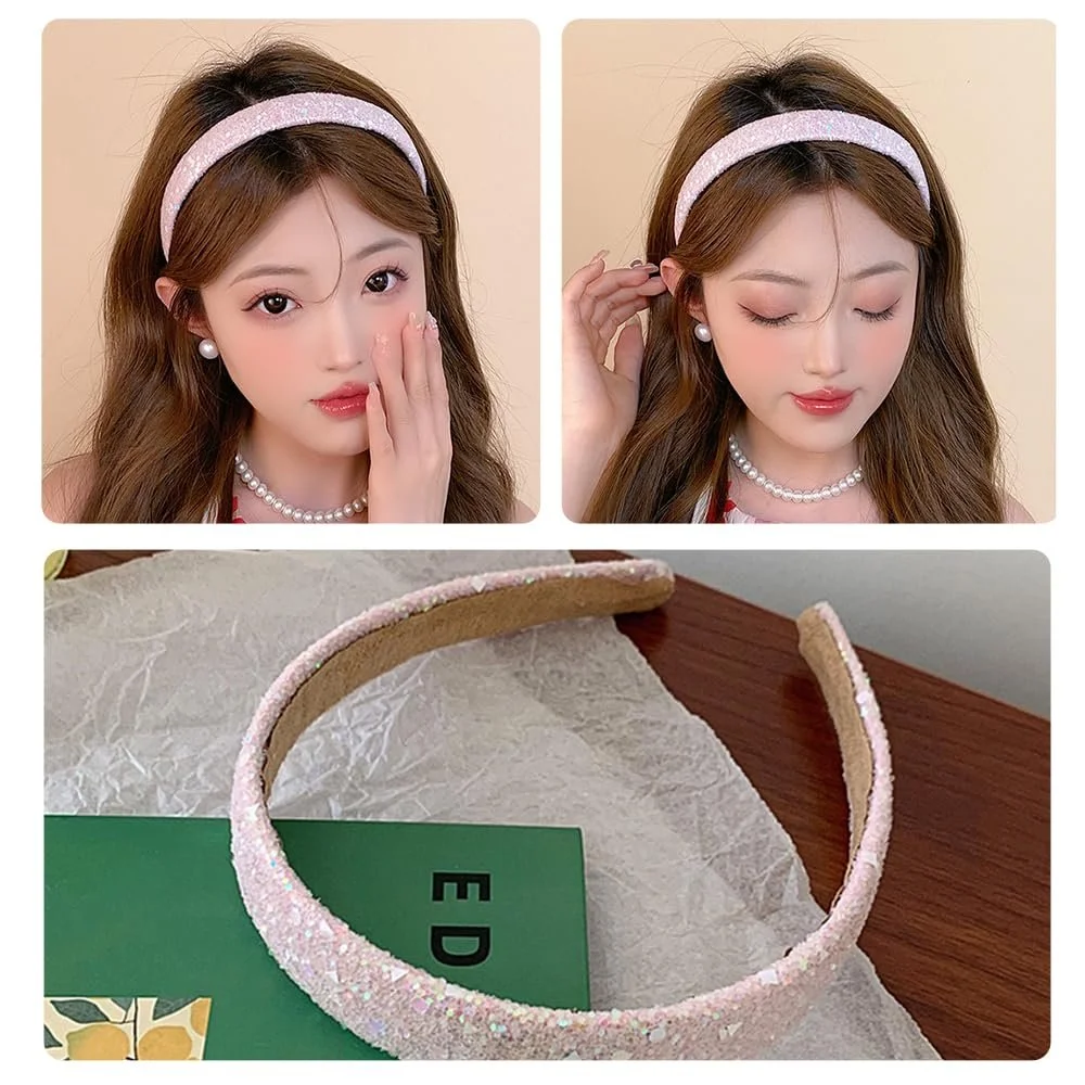 Обруч Блестящий Небесно-голубой, фото №4