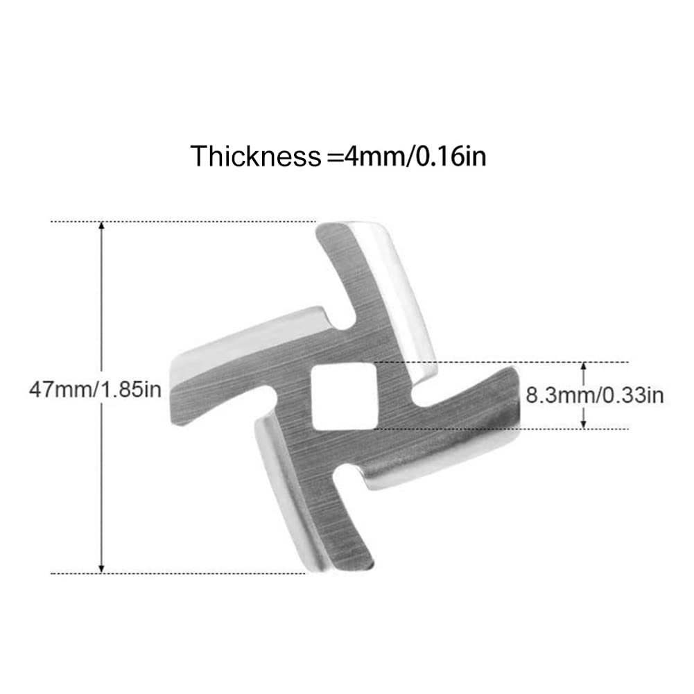Ніж для м'ясорубки Stainless Steel Cross-shaped, фото №2