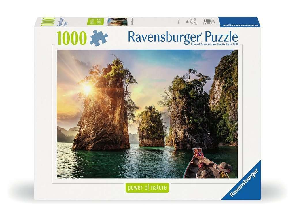 Пазл Ravensburger 12000001 Three Rocks in Cheow, Thailand 1000 деталей, фото №1