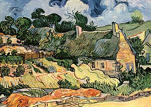 Пазл Lais Puzzle Винсент ван Гог Хижины в Кордевиле (Дома в Овере) 2000 элементов synthetic.ua - Фото 1