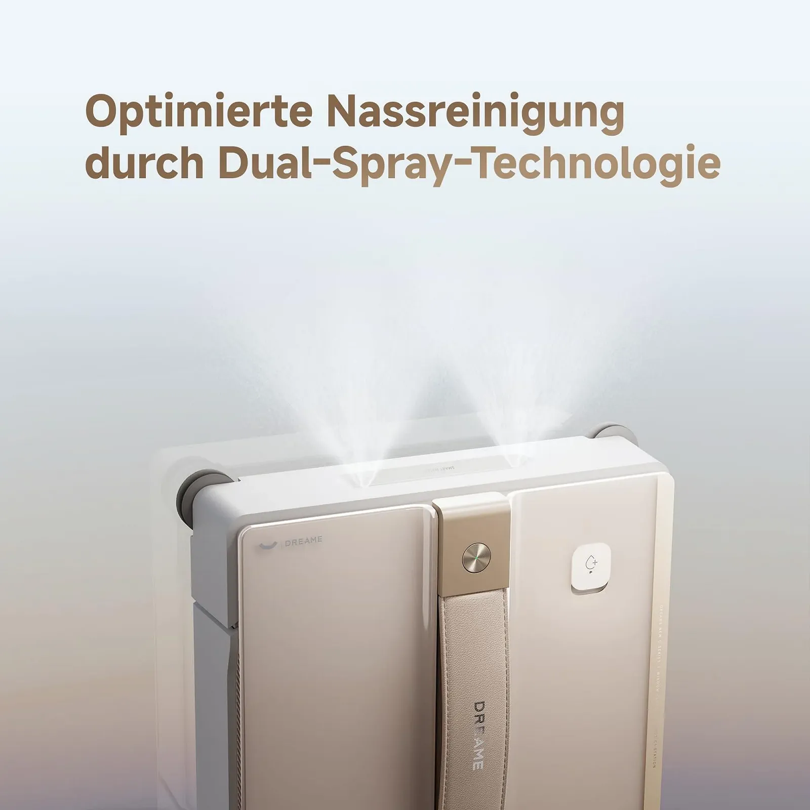 Робот для миття вікон Dreame C1 Station, Всебічна концепція безпеки, Мобільна станція, Автоматична подача кабелю, Технологія CornerClean, Подвійна технологія розпилення, Інтелектуальне планування шляху очищення, фото №5 Робот для миття вікон Dreame C1 Station, Всебічна концепція безпеки, Мобільна станція, Автоматична подача кабелю, Технологія CornerClean, Подвійна технологія розпилення, Інтелектуальне планування шляху очищення, фото №5