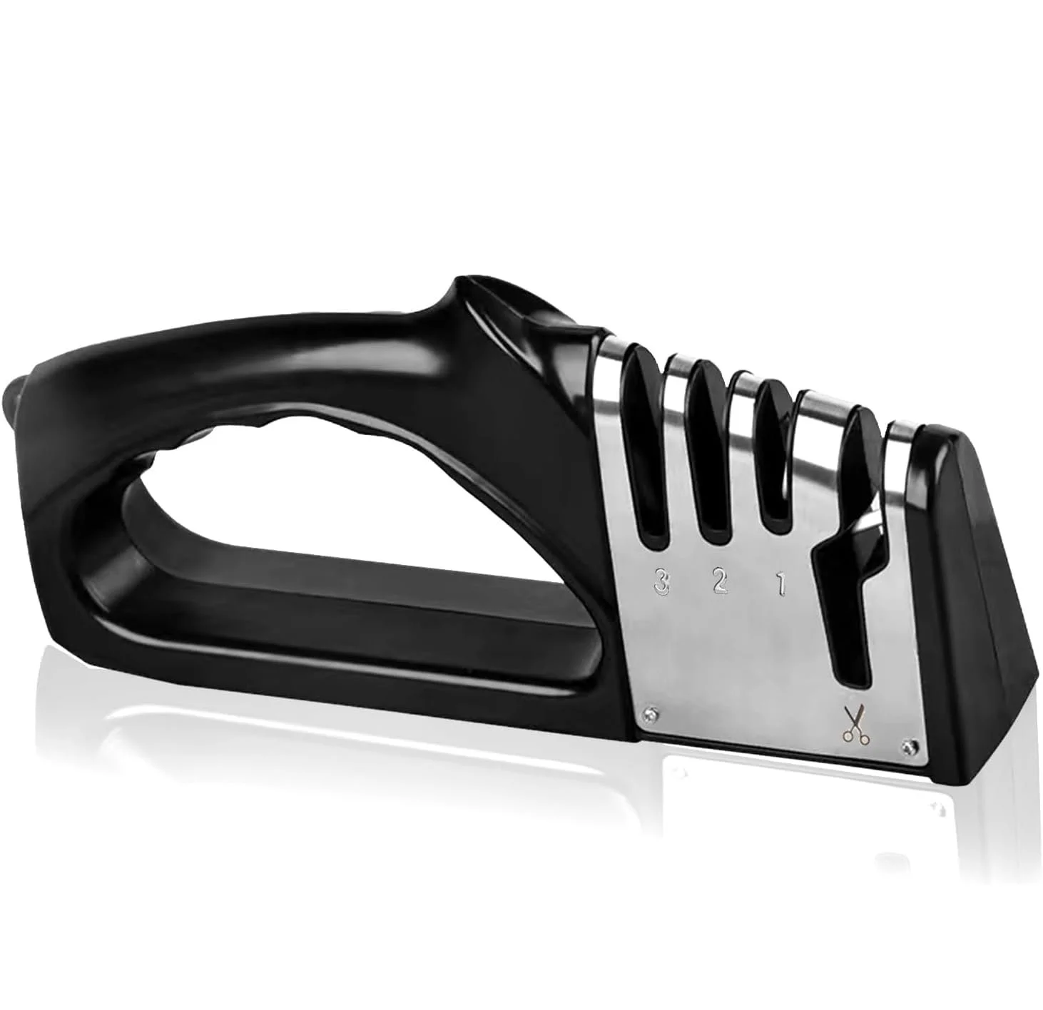 Точилка для ножів 4-in-1 Professional з ергономічною ручкою та нековзною гумою, фото №1