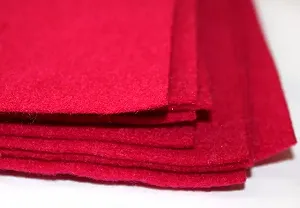 Фетр для поделок мягкий Лентомания 20*30см малиновый FELT67 - Фото 1