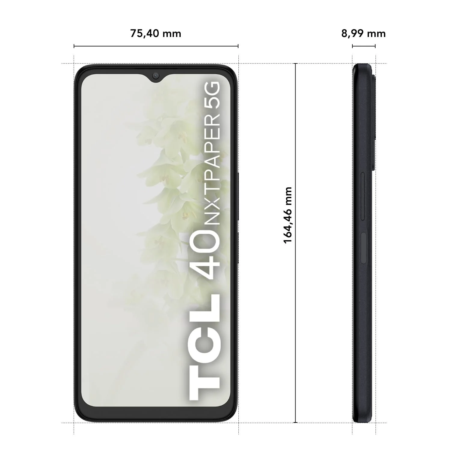 Смартфон TCL NXTPAPER 40 5G 6.6" HD+ 90Hz 256GB 12GB RAM 50MP Starlight Black, фото №2 Смартфон TCL NXTPAPER 40 5G 6.6" HD+ 90Hz 256GB 12GB RAM 50MP Starlight Black, фото №2