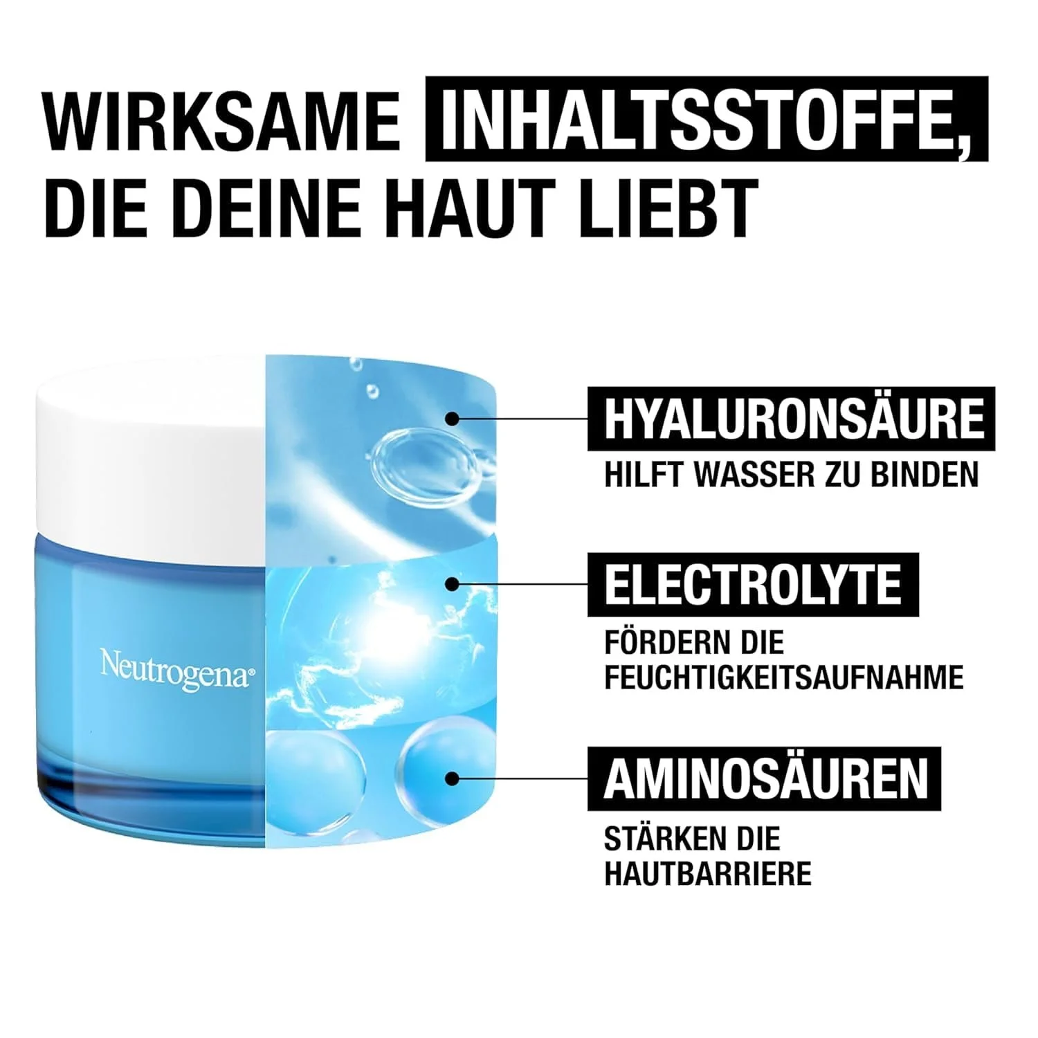 Зволожуючий аква-гель Neutrogena Hydro Boost для нормальної та комбінованої шкіри 50 мл, фото №4