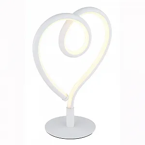 Настольная лампа GLOBO LED Heart 6 W Warm White 23,5 см White - Фото 1