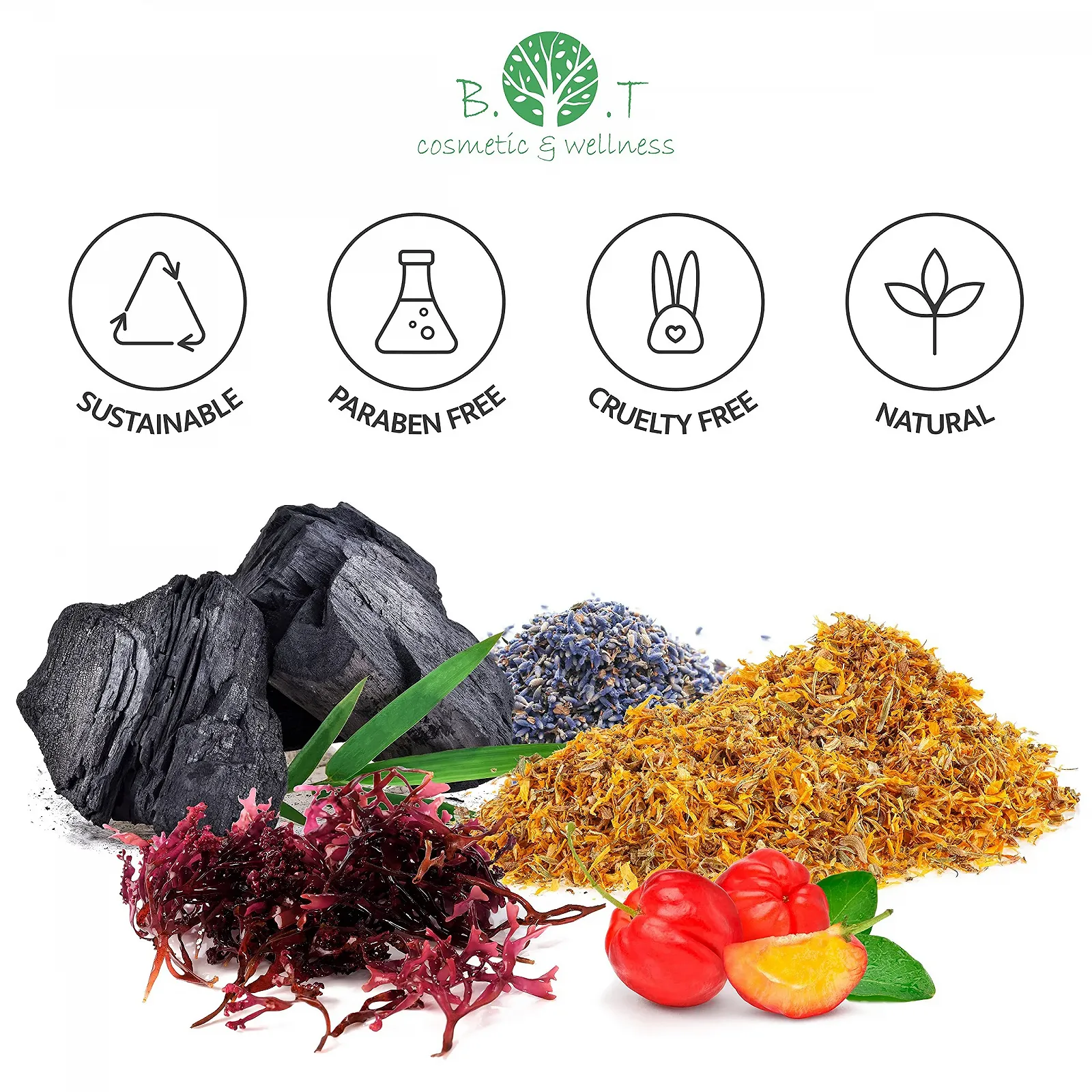 Маска-пленка B.O.T Cosmetic & Wellness Translucent Anti-Pollution Альгинат & Красные водоросли Антиоксидантная, детоксифицирующая, осветляющая, антивозрастная, увлажняющая, 200 г, фото №5