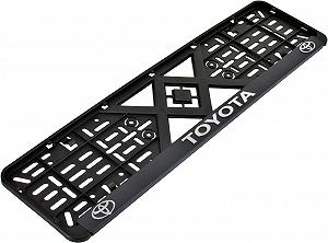 Рамка номерного знаку Bi-Plast обємні букви Toyota BP-289 - Фото 1