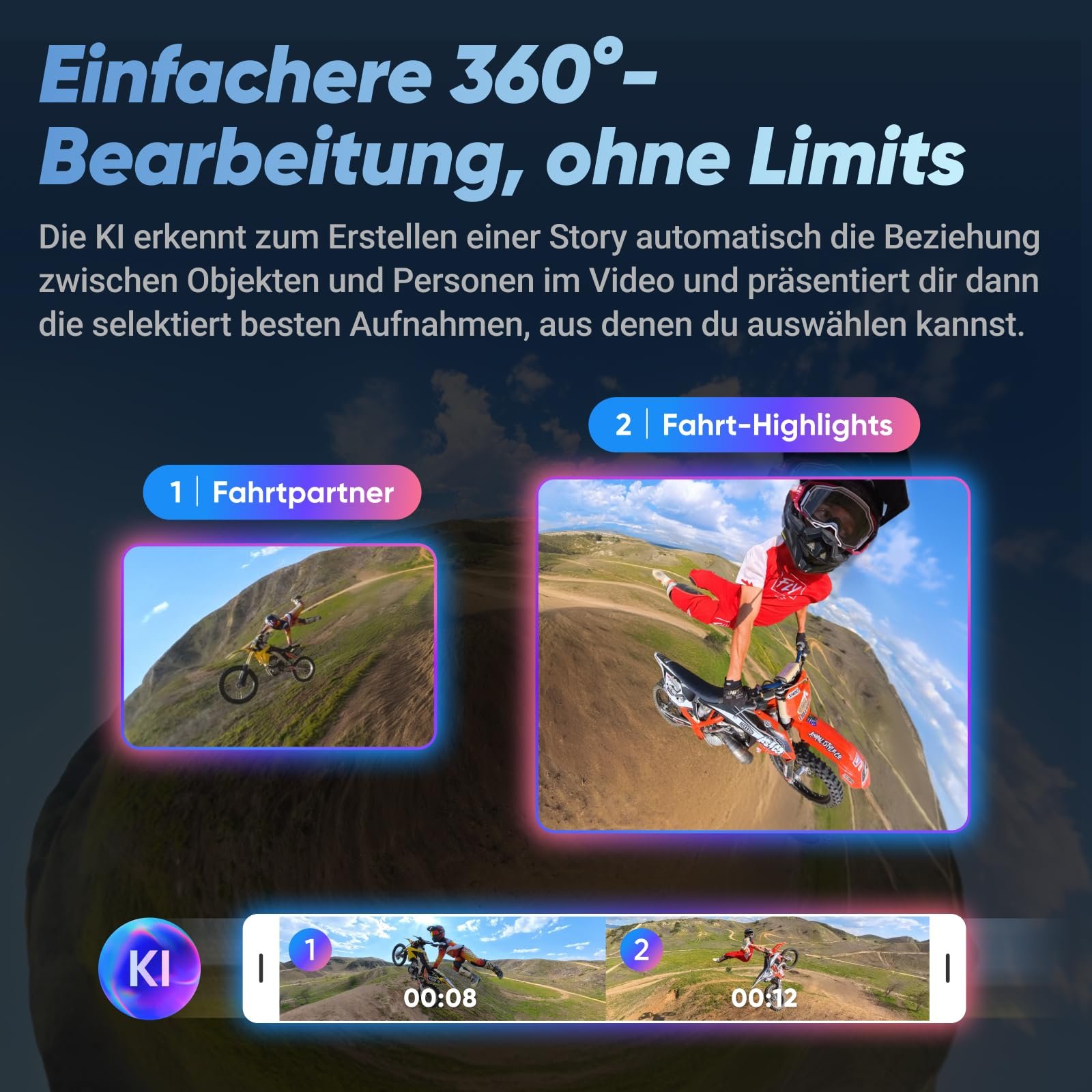 Екшн-камера Insta360 X4 Standard Bundle 8K 360, фото №9