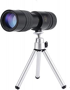 Монокуляр QHYTL 4K 10–300 x 40 мм Super-Telezoom монокуляр об'єктив з триподом і кліпом - Фото 1