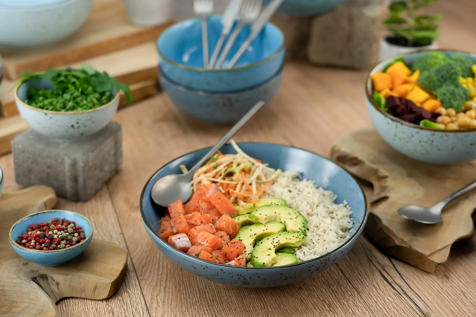 Миска CreaTable Nature Collection Aqua Buddha Owl Набор посуды из 4 предметов, фото №3