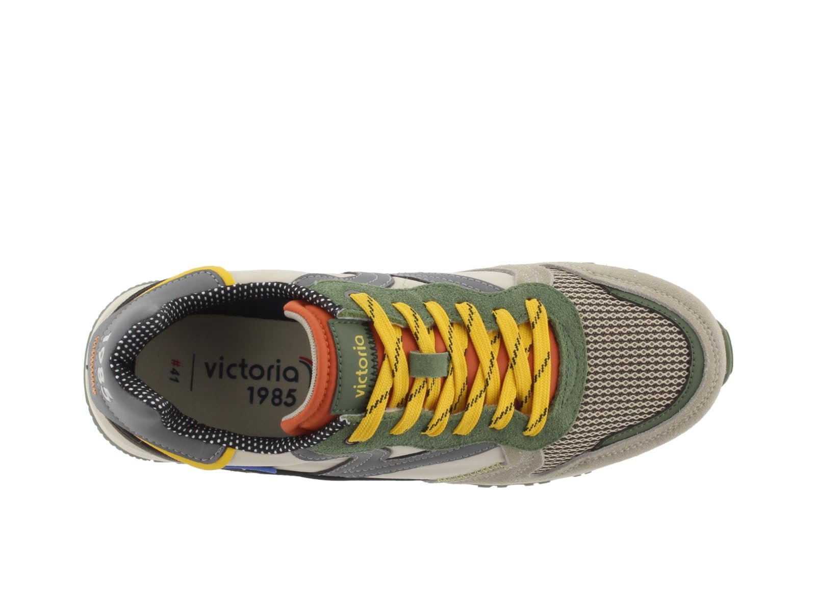 Кеди Victoria 1985 Leggera Нейлон, кольорові та розділені шкіряні частини, ретро логотип 8802111 для чоловіків, фото №4 Кеди Victoria 1985 Leggera Нейлон, кольорові та розділені шкіряні частини, ретро логотип 8802111 для чоловіків, фото №4
