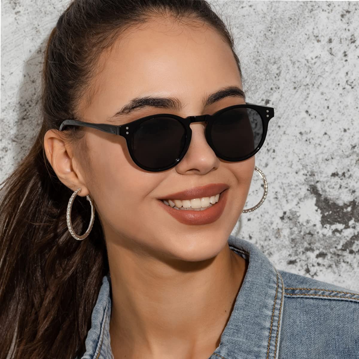 Вінтажні сонцезахисні окуляри Long Keeper Круглі Маленька оправа UV400 Ретро для чоловіків та жінок, фото №6