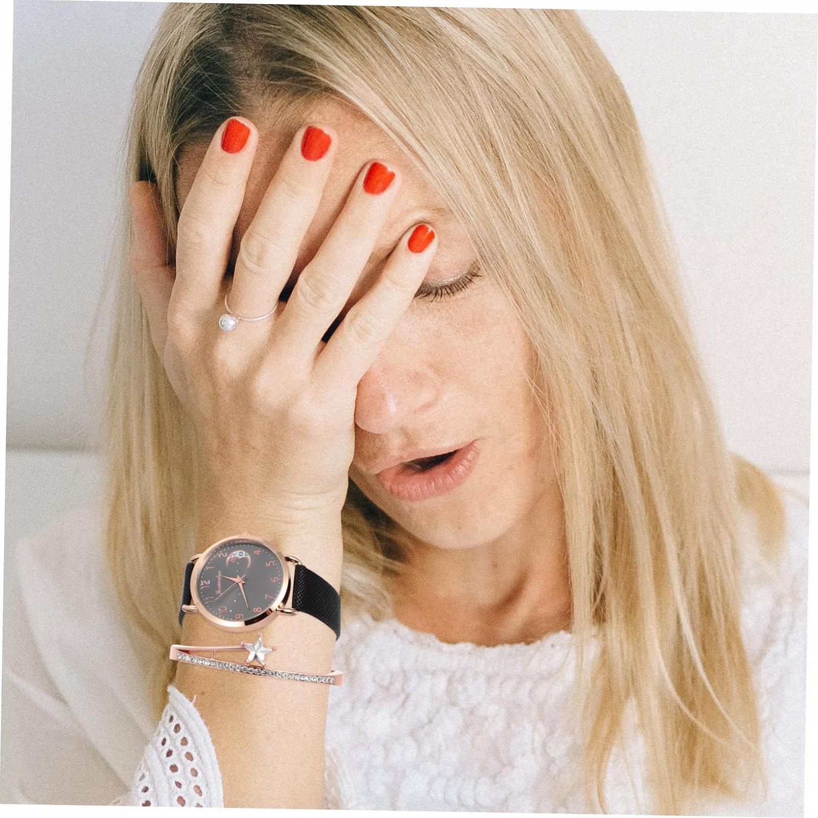 Жіночий годинник WRITWAA Moon Білий, фото №5