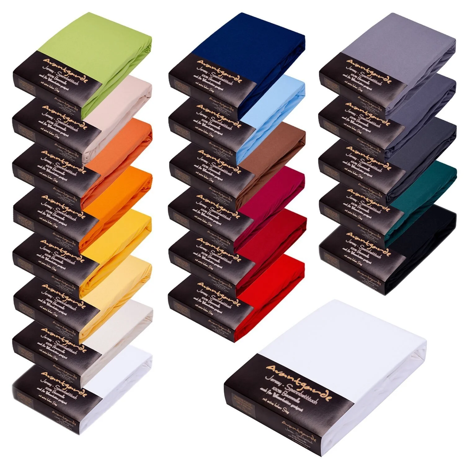 Простирадло на гумці AVANTGARDE Premium 180 x 200 см - 200 x 220 см - 40 см Білий, фото №1 Простирадло на гумці AVANTGARDE Premium 180 x 200 см - 200 x 220 см - 40 см Білий, фото №1