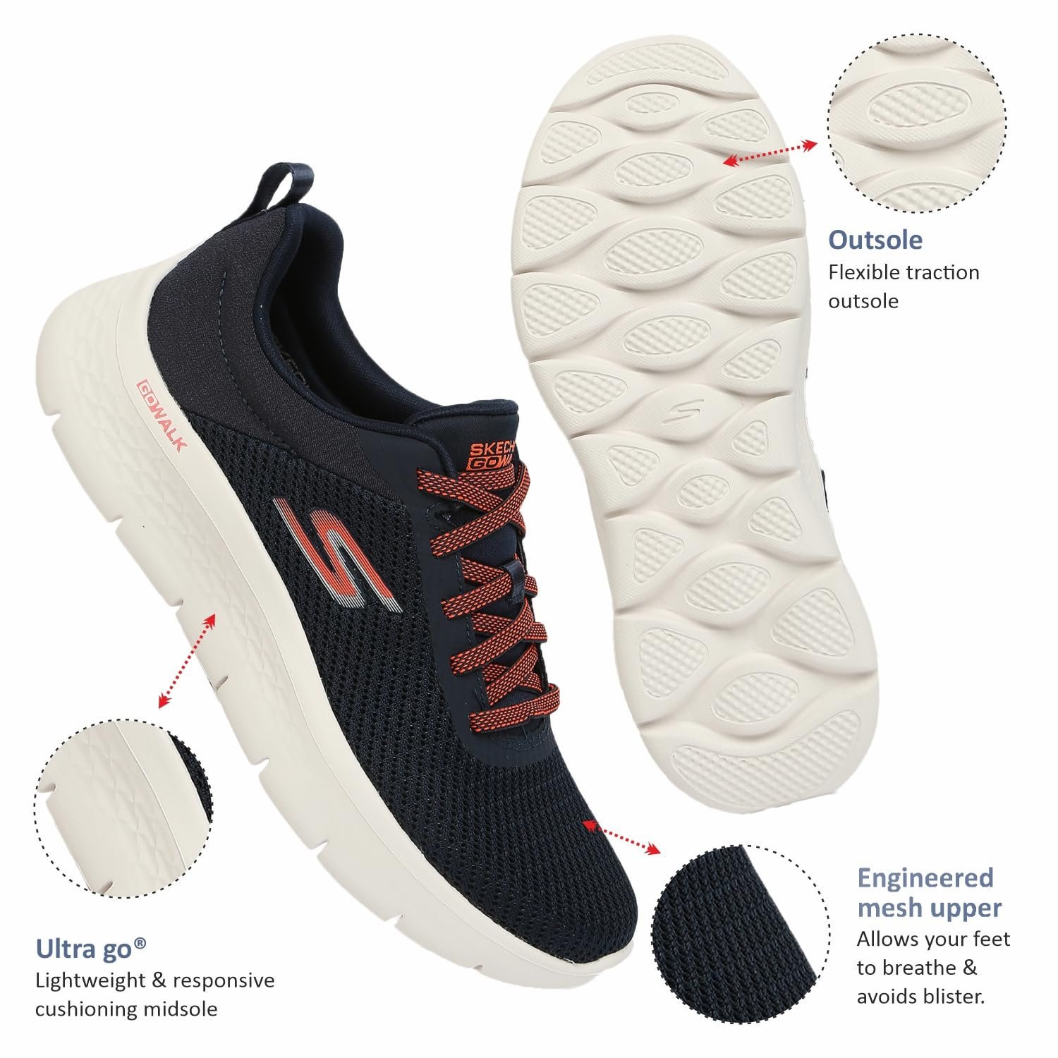 Кросівки Skechers Go Walk Flex жіночі, фото №4