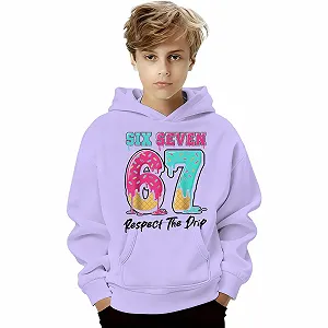 Толстовка Generisch для девочки, детская дышащая удобная толстовка с капюшоном для мальчика, повседневная теплая модная толстовка с длинными рукавами с интересными принтами для активного отдыха - Фото 1