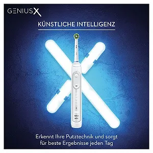Електрична зубна щітка Oral-B Genius X Біла synthetic.ua - Фото 1