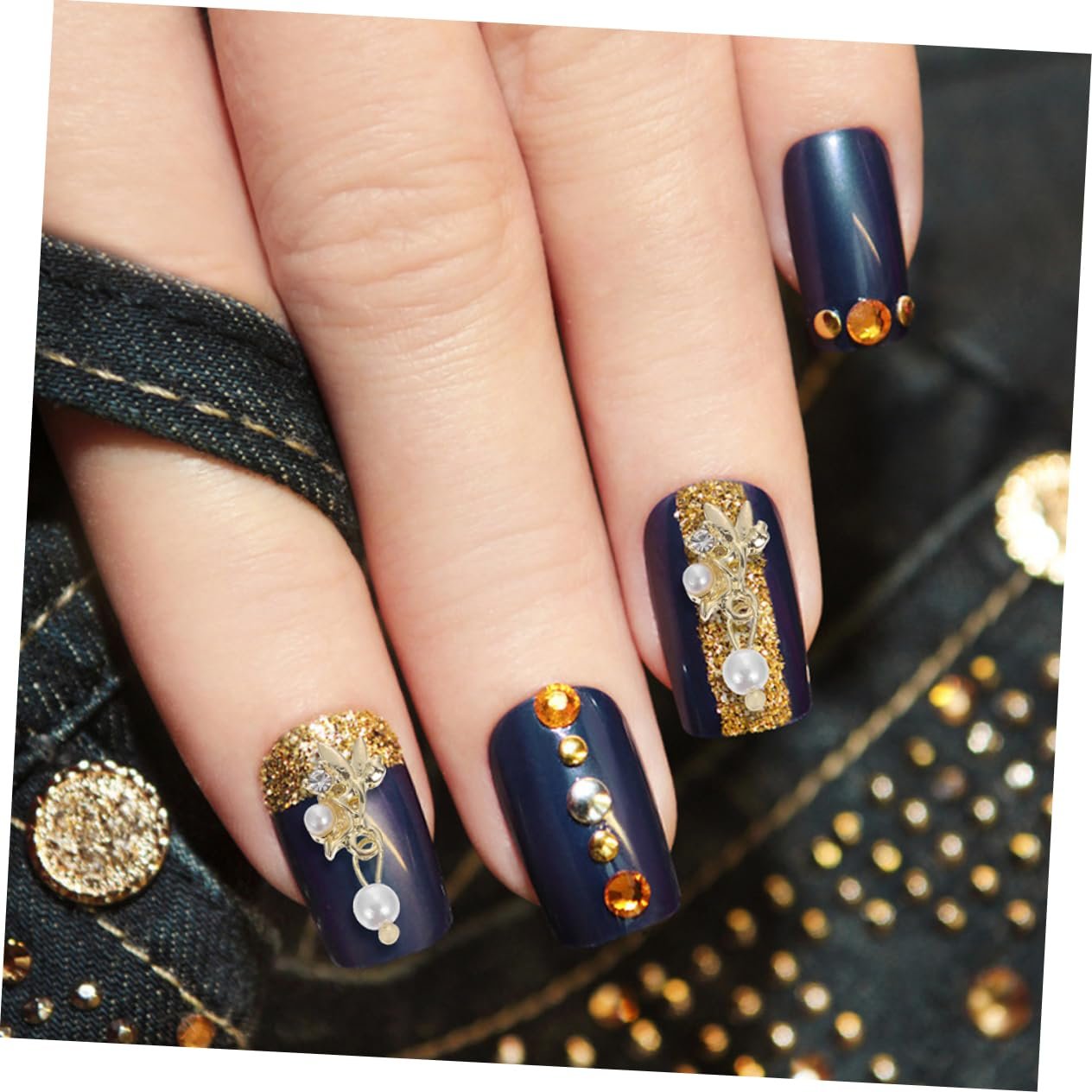 Украшения для ногтей Beavorty 12 шт., жемчуг для DIY маникюра, блестки для лица и украшения для ногтей, аксессуары для нейл-арта для натуральных и искусственных ногтей, фото №4