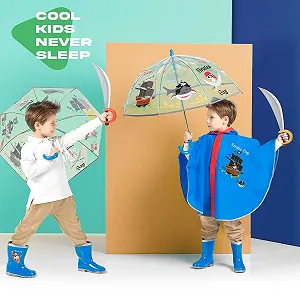 Дощове пончо PERLETTI Reflective для дітей synthetic.ua - Фото 1