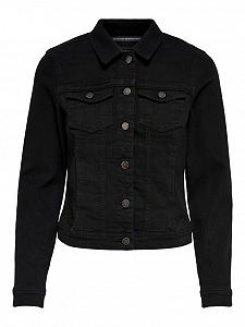 Куртка ONLY WONDER LIFE LS JACKET BB PIM004 15221997 Черный Деним S - Фото 1